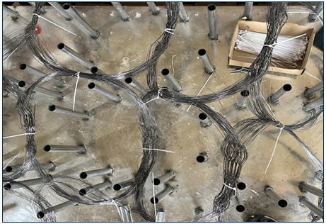 MZP 저시인성 와이어 장애물 0.5-0.9mm 전차 방어 메쉬 5