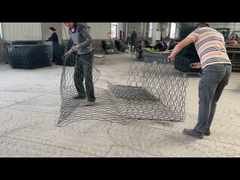 어떻게 가비온 바구니를 설치합니까?