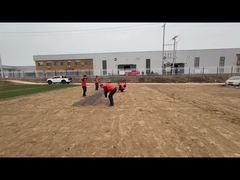 탱크의 장벽망이 2배의 속도로 펼쳐지는 것을 보세요.