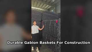 High Quality Galvanized Iron Wire Hexagonal Mesh Gabion Box/Basket