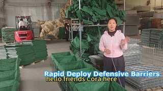 defensive barrier - factory assembly display