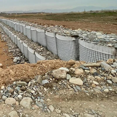 Iran Military-Grade Hot Dipped Galvanized MIL10 Hesco Defensive Barrier for Defense & Flood Solutions