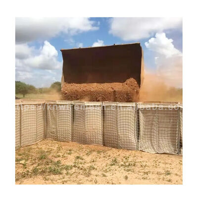 Heavy Galvanized Military Barrier Factory Price Sand Wall Flood Barrier Defensive Barriers
