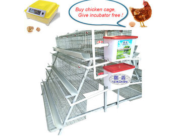 상업적인 닭 농장을 위한 튼튼한 Q235에 의하여 직류 전기를 통하는 닭 층 감금소