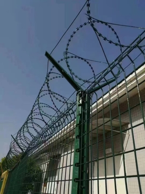 스테인레스 스틸 항 경화 고 보안 면도 블레이드 사용 콘서티나 면도 와이어