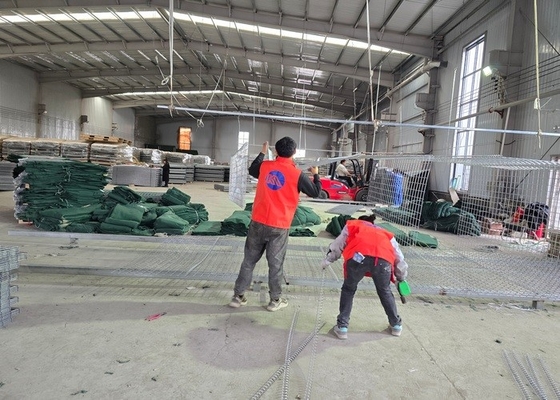 275g Zinc Coated Galvanized Military Barrier Wall 3m High