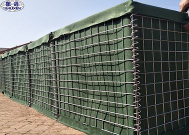 밀 3 4mm 75cmx75cm 헤스코 바구니 군사 헤스코 장벽 ISO 인증