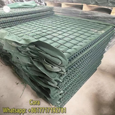 MIL1 Galvanized Hesco Barrier 4-5mm Wire for Military Flood Control