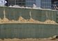 지구 모래는 홍수 장벽을 위한 모래에 의하여 장벽 Gabion 채워진 상자를 채웠습니다