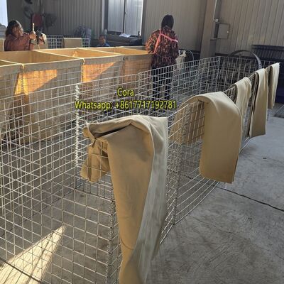 MIL1 Heavy-Duty 1.37m High Defensive Bastion Barriers Used in the Russia-Ukraine Conflict