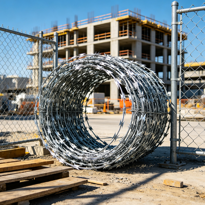 Stainless Steel Razor Barbed Wire CBT-65 Concertina Wire for Residential Farm Safety