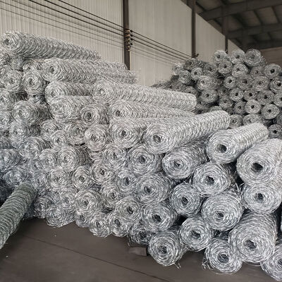 Galvanized/PVC Coated Gabion Box Wire Mesh Three-twist Gabions Retaining Walls For Sale In Tanzania