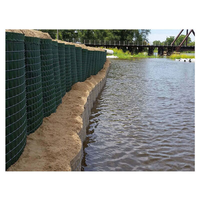 Heavy Galvanized Welded Gabion Box 5mm Wire Mesh Defensive Barriers With CE Certificate
