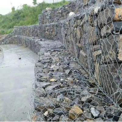 감금소를 위한 Gabion 바구니 4x1x1 80mm 철 철망사