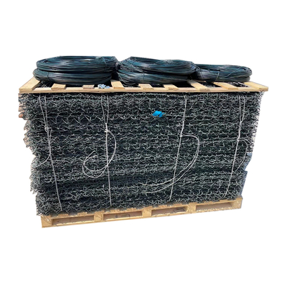 2x1x0.5m 개비온 박스 고온 침지 직류 전기로 자극된 록 2.2 밀리미터 / 6x8cm