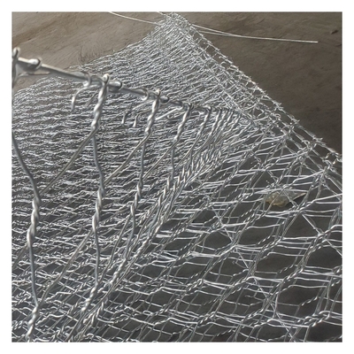 Gabion 클립을 가진 직류 전기를 통한 철사 아연 입히는 Gabion Militaire 반대로 녹