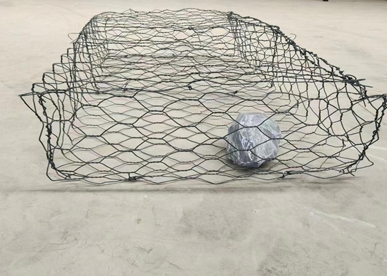 기울기 지원 2m X 1m X 1m 사용자 지정 가비온 바구니 6x8cm 메시 홀