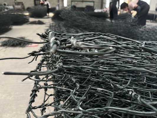 2m X 1m X 1m 석벽 건설용 가비온 상자