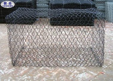Gabion 벽 감금소, 철망사 바구니 옹벽을 입히는 80X100 PVC