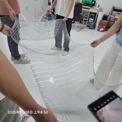정원 보호 건축 KN 304 316 316L 고강성 스테인리스 스틸 케이블 로프 맷 네트워크 조류 동물원 맷