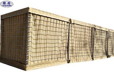 다 세포질 방어적인 요새 장벽 메시 Gabion 상자 벽 4-5.0mm 철사 Dia