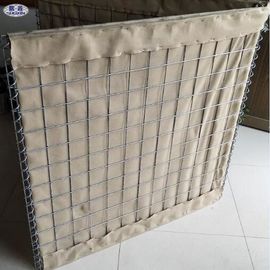 용접한 철망사 모래는 장벽/군 모래 Gabion 상자 벽을 채웠습니다