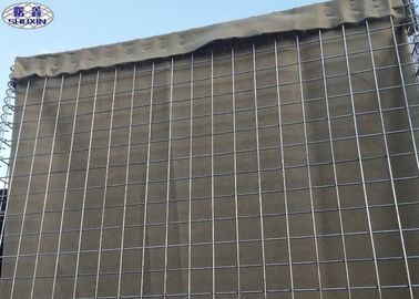 높은 보안 모래에 의하여 채워지는 장벽, 군 gabion 홍수 장벽