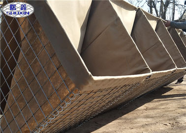 직류 전기를 통한 용접된 Gabion 요새 벽, 보호 육군 방어적인 Gabion 장벽