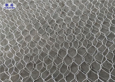 Galfan는 Gabion 돌 감금소 두 배에 의하여 뒤틀린 직물 PVOC 증명서를 입혔습니다