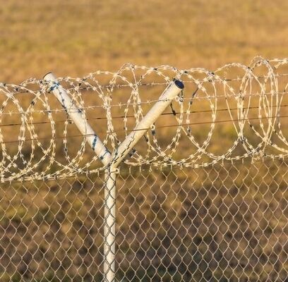 레이저 와이어 레이저 바베드 와이어 진열 스틸 18