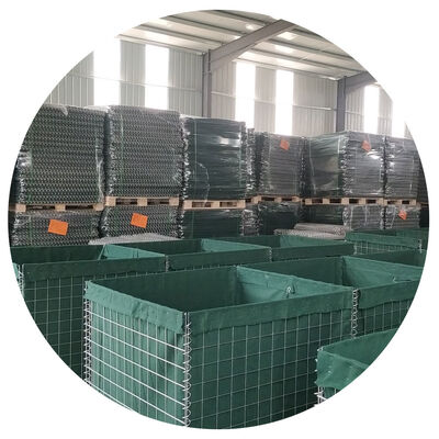 표준 군용 핫 젤리화 방어 요새 장벽,Hesco 방어 모래 벽