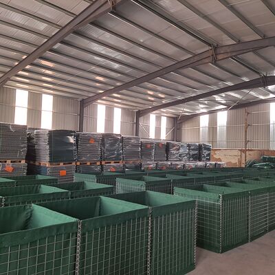 미국 클럽용 저렴한 가격 보안 방어용 장애물 모래 홍수벽 흙색