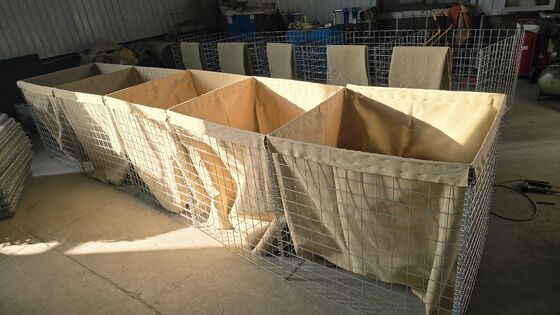 지오텍스틸 군사 요새 장벽 방어 아랍 장벽 휴대용 빠른 설치 반 공격 생산 능력