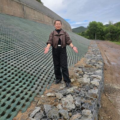 토양 안정화 유지 구조물 홍수 통제 및 토목 공학 프로젝트에 설계 된 중량 가비온 박스