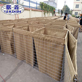 HESCO 증명서를 주는 방어적인 장벽 옹벽 철망사 4-5.0mm 철사 Dia ISO9001