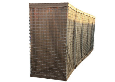 이라크 군 방위 장벽 모래 T 벽 방어적인 Gabion 요새 3.0-5.0 Mm 철사 계기