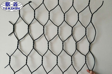 Gabion 철망사가 부식 통제 프로젝트를 위한 Gabion 돌 감금소에 의하여 길쌈했습니다