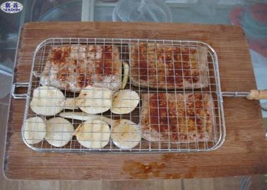 직류 전기를 통한 주름을 잡은 바베큐 석쇠 철망사 주문을 받아서 만들어진 크기 BBQ 장
