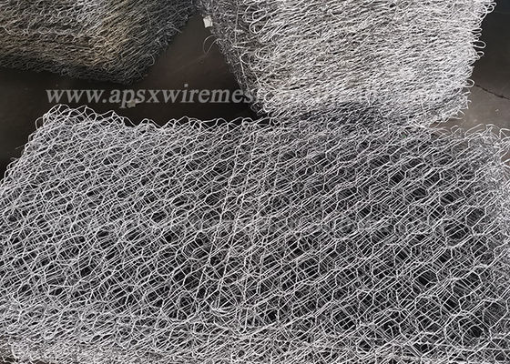 유지를 위한 6각형 3.0MM Pvc 입히는 Gabion 철망사