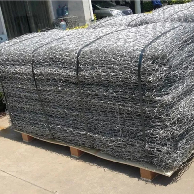 옹벽 상자 Ce 작은 개비온은 80x100mm 6 각형 강선 메쉬를 바구니에 넣습니다